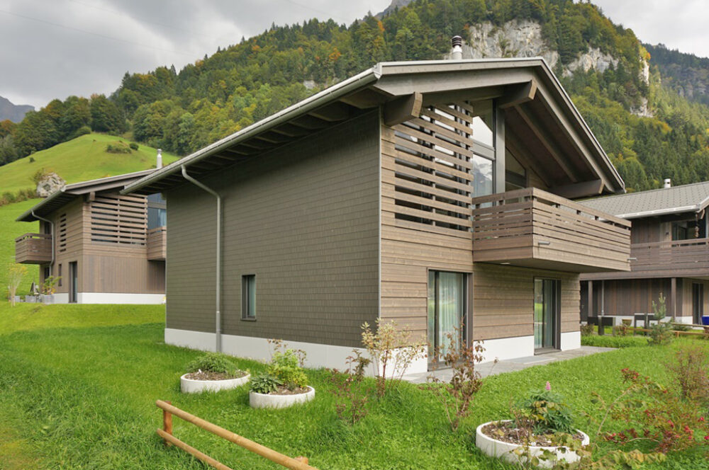 Neubau von Chalets in Engelberg